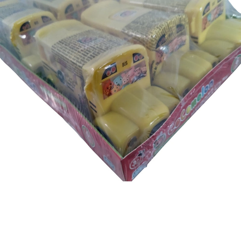 Contenedor Autobús Cocomelon con Dulce Comprimido 6 Piezas | Ideal para Fiestas Infantiles
