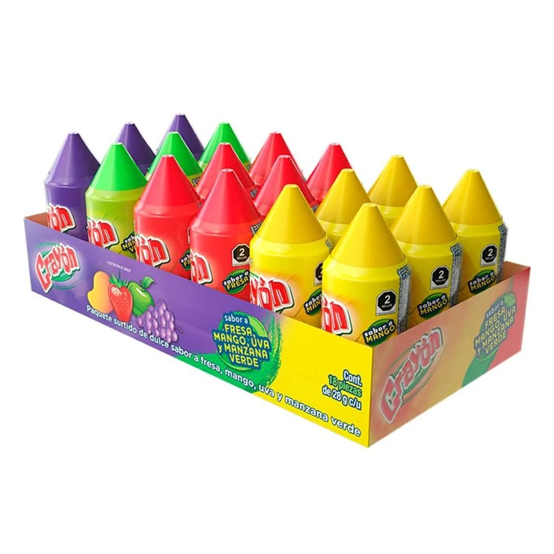 Crayón Surtido de Dulce – 10 Piezas (28 g c/u)