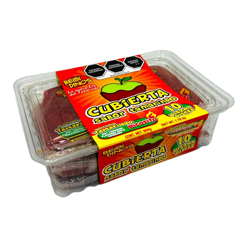 Beibi Dinos - Pasta para Cubrir Frutas Sabor Tamarindo (800g) | Cubre hasta 10 Manzanas | Ideal para Negocios y Eventos | Textura Cremosa y Deliciosa