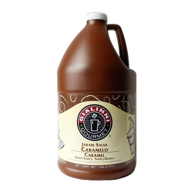 Salsa Gialinni Sabor Caramelo 3.78 L | Topping para Postres y Bebidas