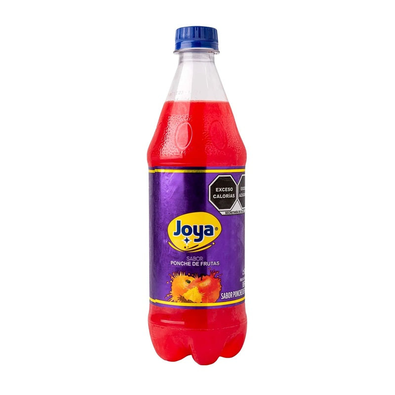 Joya Ponche Frutas - Pack x12 Botellas 600ml - Mezcla de Sabores Frutales