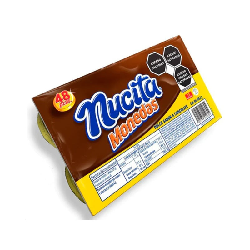 Monedas de Chocolate Nucita - Pack x48 - Delicioso Sabor a Leche - Golosina Ideal para Piñatas y Fiestas