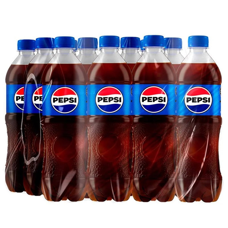 Refresco Pepsi 600 ml - Pack x12 - Bebida Carbonatada Ideal para Eventos y Reuniones