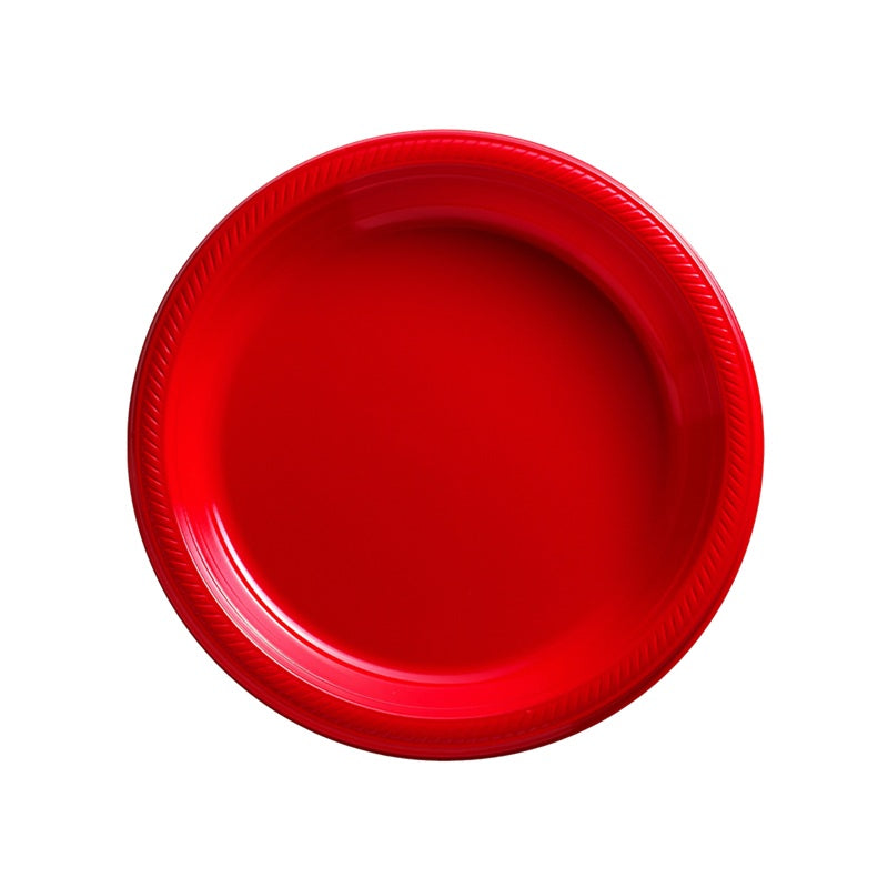 plato-plastico-rojo-20pz-amscan