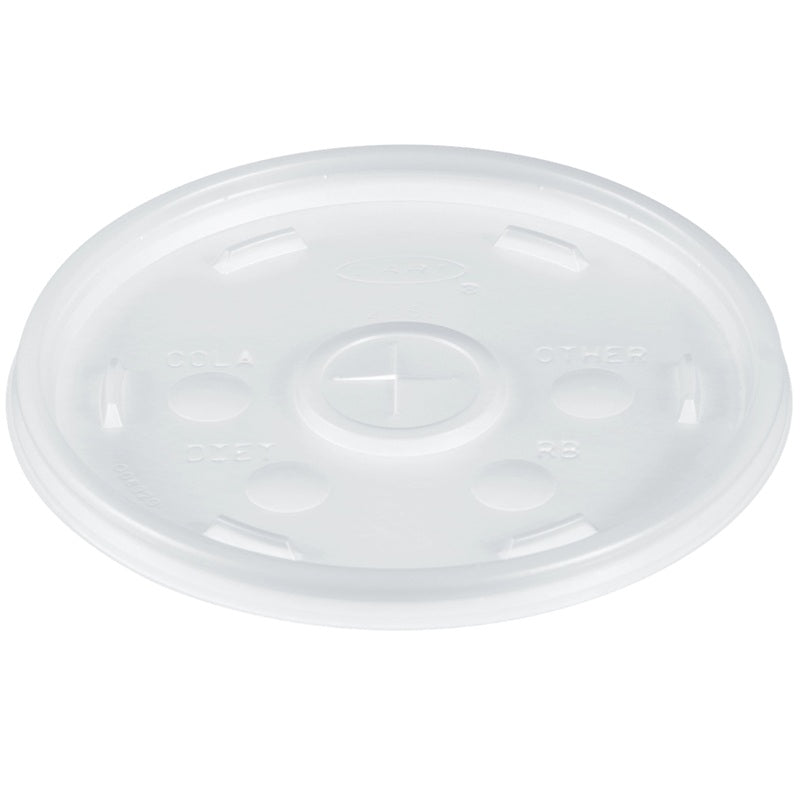 Dart 32SLRMX Tapa translúcida con ranura 25 pzas | Tapa para vaso