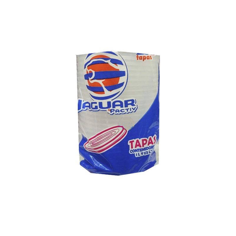 Tapas para Contenedores 1 y 1.5 Lt Jaguar - 25 Unidades | Cierre Hermético y Resistente