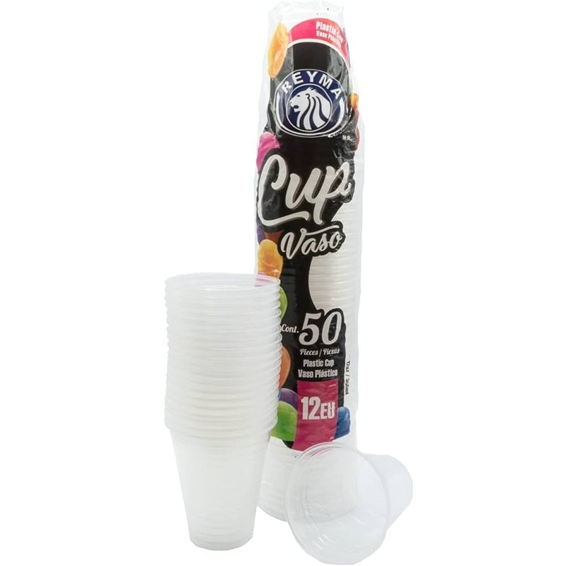 Vaso Plástico 12 oz EU Reyma 50 pzas