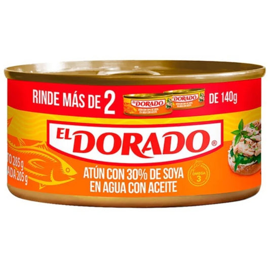 El Dorado Atún en Agua con Aceite 285 g | Atún enlatado