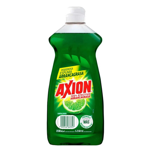Detergente Líquido Axion® Limón 640 ml - Potente y Aromático | Limpieza Profunda