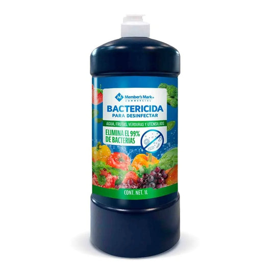 Bactericida Members Mark® 1L - Desinfectante Profesional para Agua, Alimentos y Utensilios