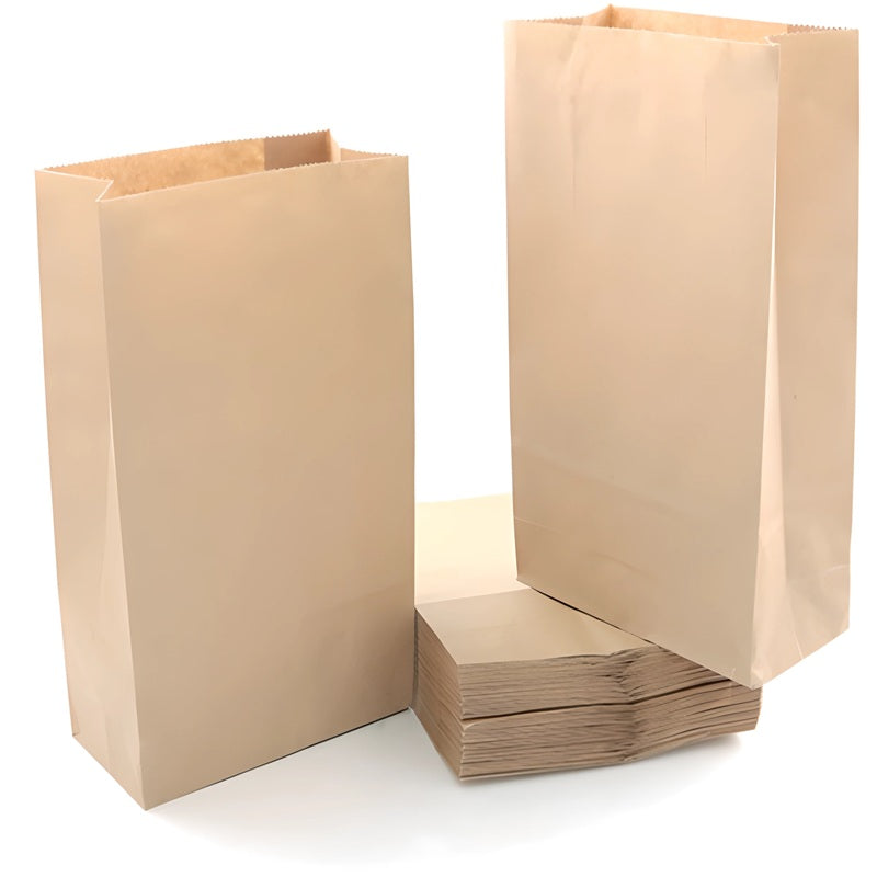 Bolsa de Papel Kraft #1 (9x18.5 cm) | Ecológica para Empaque y Regalo