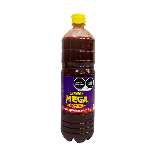 Chamoy Mega Picosito 1 kg - Sabor Intenso Picante para Frutas, Botanas y Micheladas - Presentación Económica
