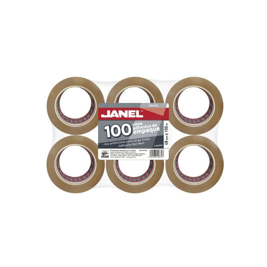 Cinta Adhesiva para Empaque - 48mm x 150m - Alta Resistencia y Adherencia - Rollo Industrial