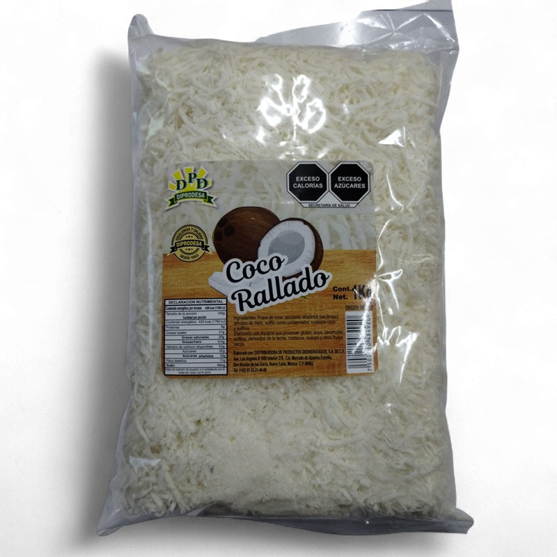 Coco rallado natural Diprodesa 1 kg repostería – Dudy's