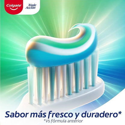 Pasta Dental Colgate Triple Acción 50 ml - Protección Anticaries, Blanqueadora y Aliento Fresco