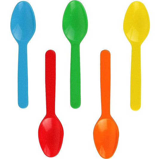 Cuchara Nevera de Plástico Monark (Paquete 500 pz) | Uso Alimenticio | Alta Resistencia | Ideal para Negocios de Comida y Eventos