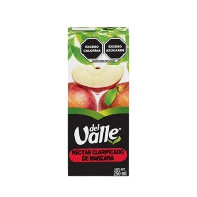 Néctar Manzana Del Valle - Pack x4 Tetra Pak 250ml - Bebida de Fruta Lista para Beber
