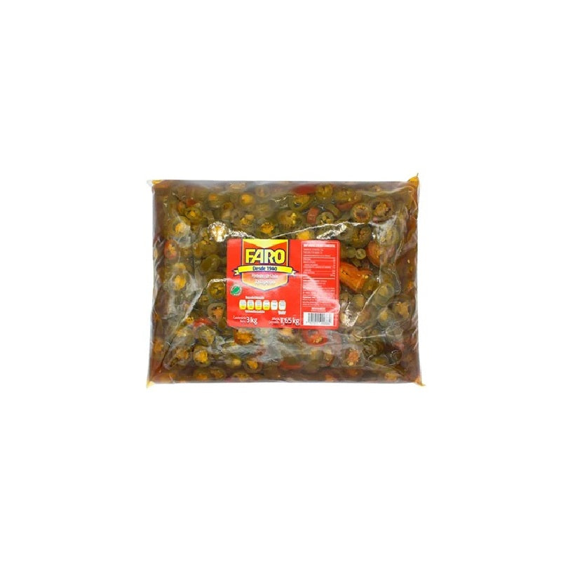 Rodajas de Jalapeños El Faro 3 kg