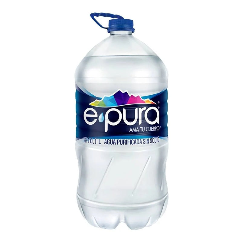 Garrafón Agua Natural Epura 10L - Agua Purificada - Repuesto Económico