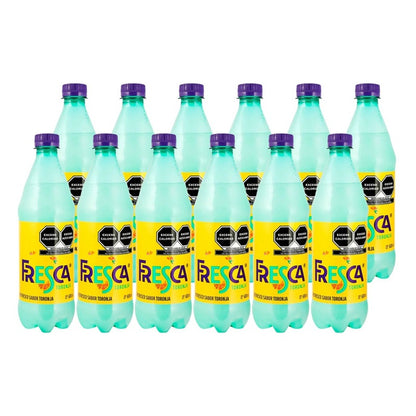 Fresca Toronja - Pack x12 Botellas 600ml - Sabor Cítrico Refrescante