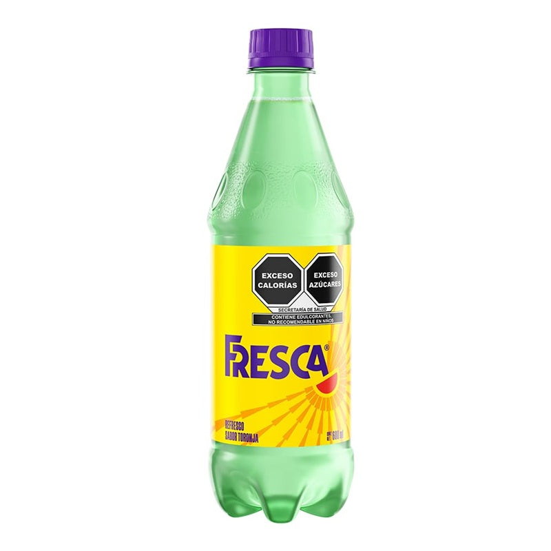 Fresca Toronja - Pack x12 Botellas 600ml - Sabor Cítrico Refrescante
