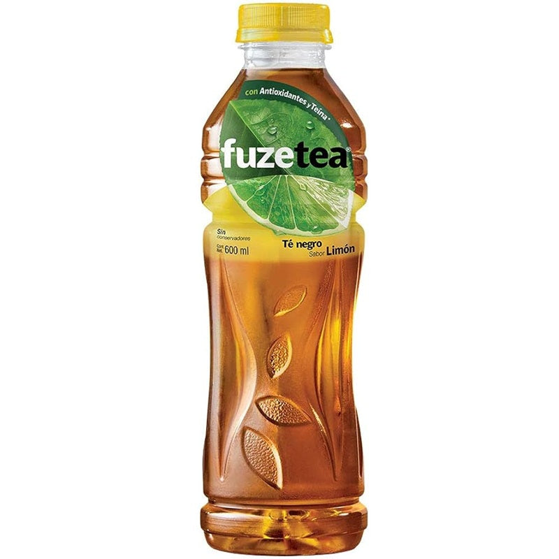 Fuze Tea Negro-Limón - 600ml (Venta Unitario o Caja 6pz)