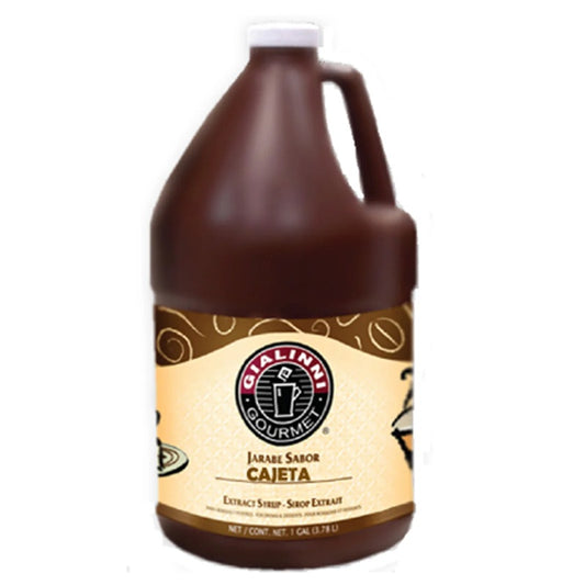 Salsa Gialinni para Topping de Postres y Bebidas 3.78L – Sabor Cajeta