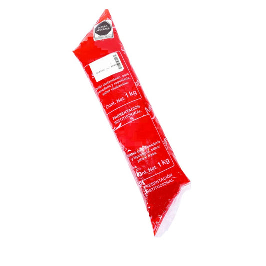 Glasé de Fresa Puratos 1 kg - Cobertura Brillante para Postres - Ideal para Repostería Profesional