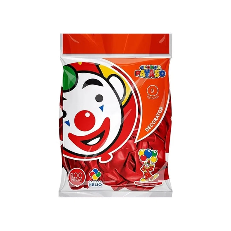 globos-payaso-rojo-cereza-9-50pz