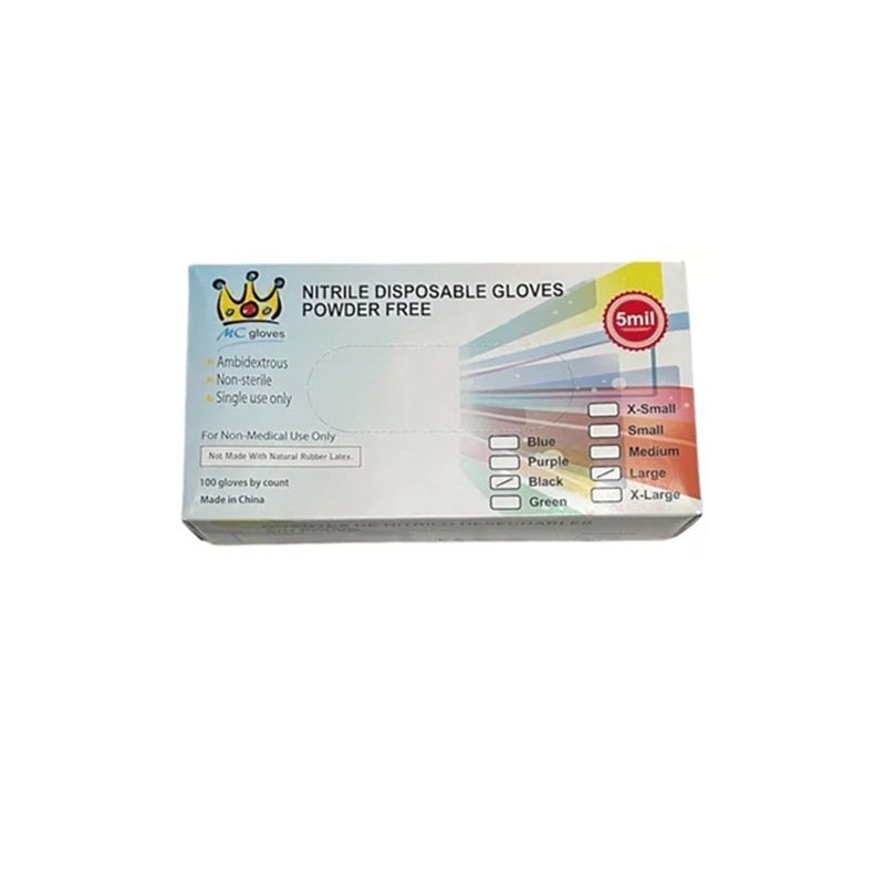 Guantes de Nitrilo Desechables 100 pzas