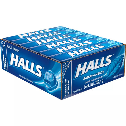 Halls Menta - Pastillas Refrescantes - 12 Unidades