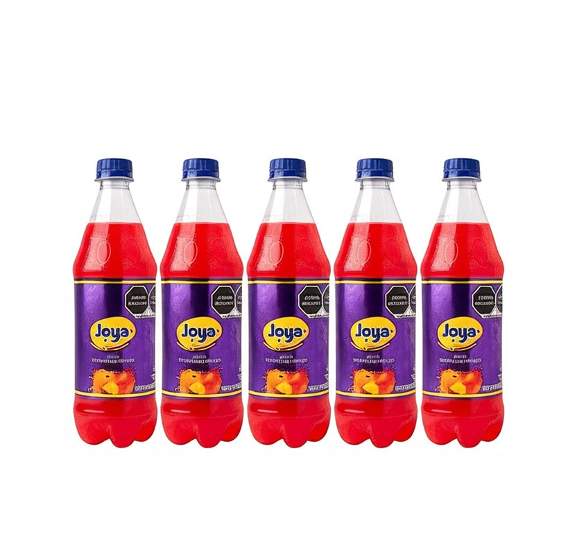 Joya Ponche Frutas - Pack x12 Botellas 600ml - Mezcla de Sabores Frutales