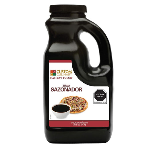 Jugo Sazonador Custom Culinary 4.1 kg - Potenciador de Sabores Profesional | Base para Sopas, Guisos y Salsas