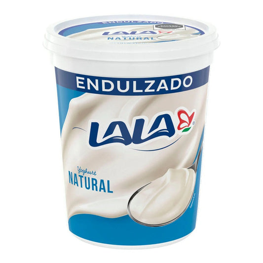 Yogurt Lala® Endulzado 900 g - Cremoso y Delicioso | Fuente de Calcio y Proteína