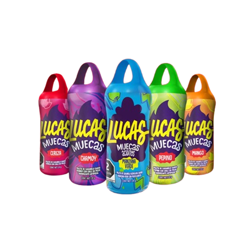 Lucas Muecas – Paletas Ácidas con Chile – 10 Piezas (24g c/u)