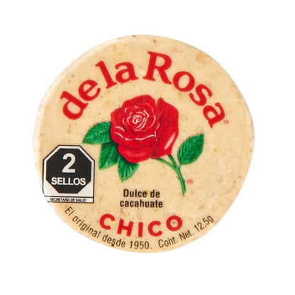 De la Rosa Mazapán chico 60 pzas 12.5 g | Dulce de cacahuate