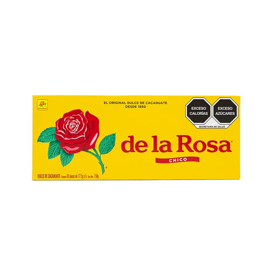De la Rosa Mazapán chico 60 pzas 12.5 g | Dulce de cacahuate