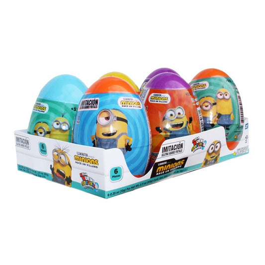 Mega Huevo Sorpresa Minions Bondy Fiesta | 6 Piezas con Dulces y Juguete