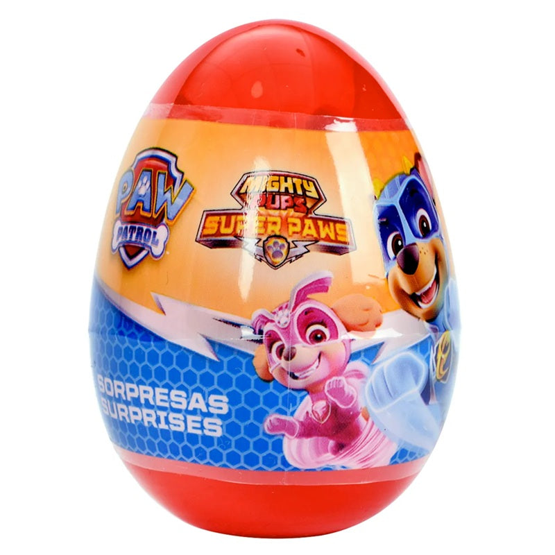 Mega Huevo Sorpresa PAW Patrol Jelly - 6 Piezas - Gomitas Frutales + Juguetes - Regalo para Niños 3+