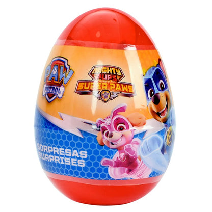 Mega Huevo Sorpresa PAW Patrol Jelly - 6 Piezas - Gomitas Frutales + Juguetes - Regalo para Niños 3+