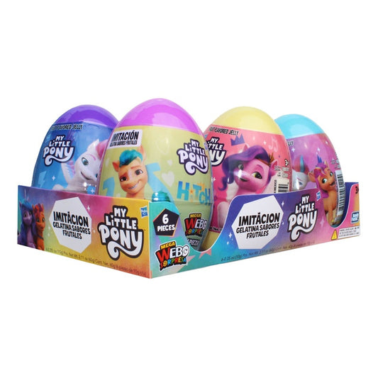 Mega Huevo Sorpresa My Little Pony Bondy Fiesta | 6 Piezas con Dulces y Juguete