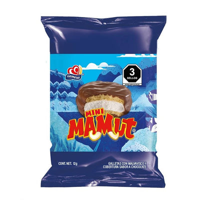 Mini Mamut Gamesa x28 - Galletas con Malvavisco y Chocolate - Snack Irresistible
