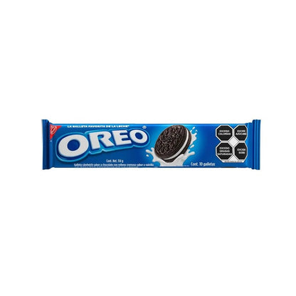 Galletas Oreo Nabisco - Caja x14 Unidades (114g c/u) - Relleno Cremoso de Vainilla