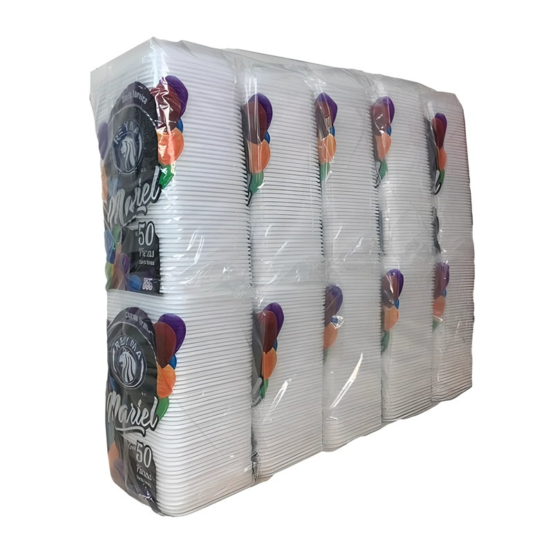 Mariel Paca Charola 855 500 pzas | Charolas Desechables