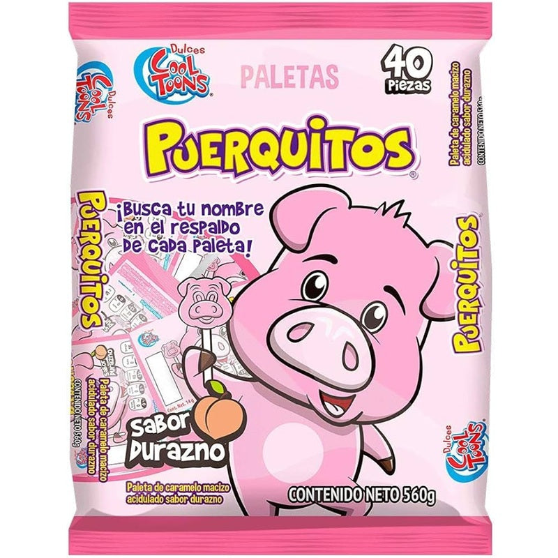 Cool Toons Paleta Puerquitos 40 Piezas – Dudy's