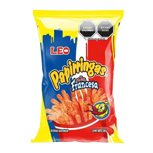 Papirringas a la Francesa Botanas Leo – Sazonadas con Chile y Limón