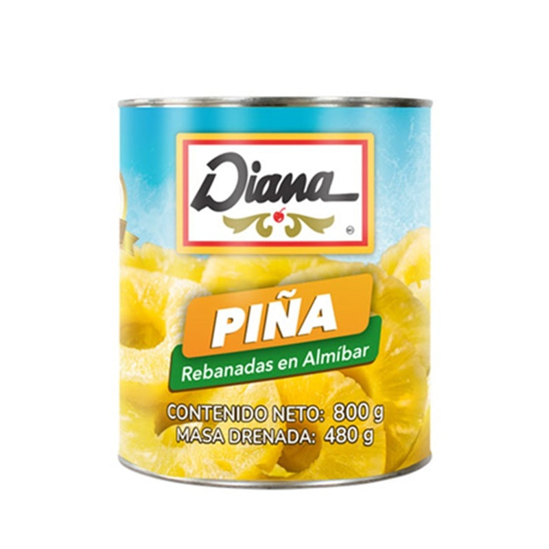 Piña en Trozos en Almíbar 800 gm Diana