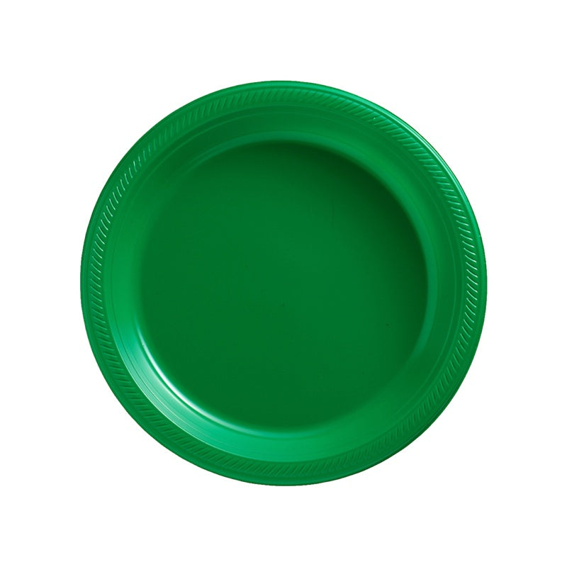 plato-plastico-verde-20pz-amscan