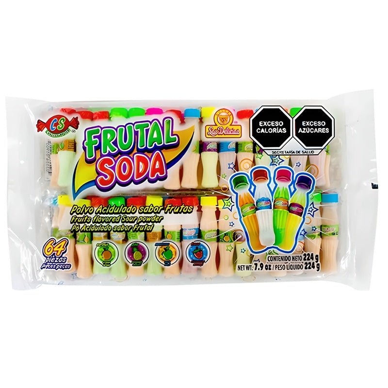 Frutal Soda Polvo Acidulado 64 pzas – Dudy's