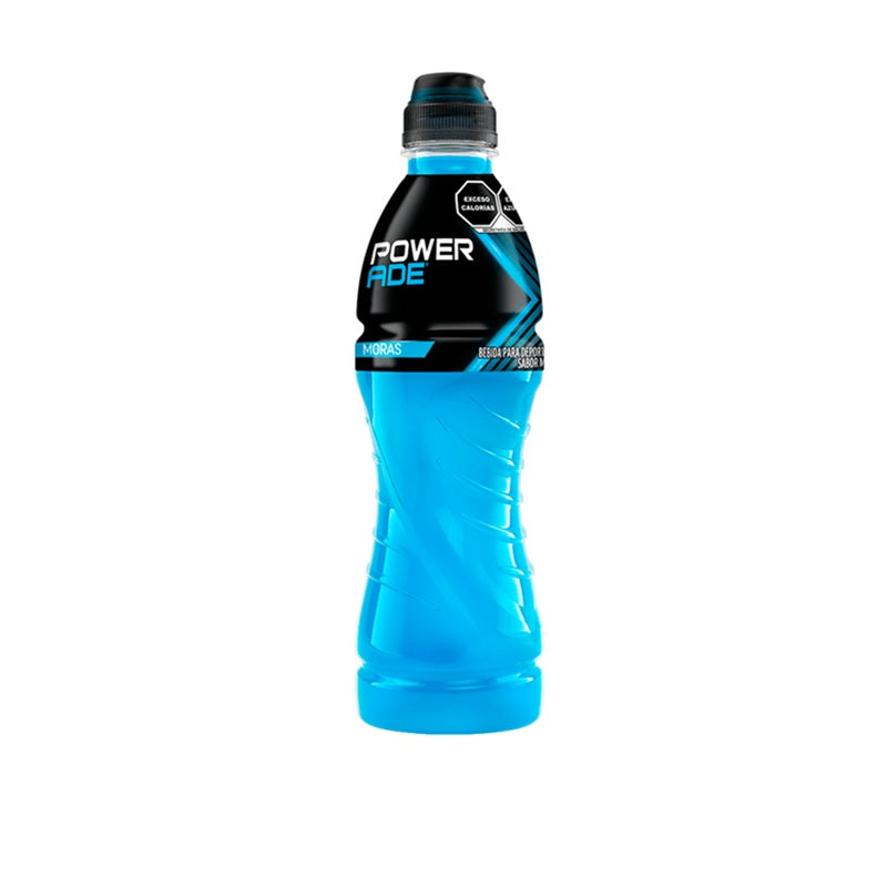 Powerade Bebida Isotónica Sabor Moras - Pack x6 Botellas 600ml - Hidratación con Electrolitos